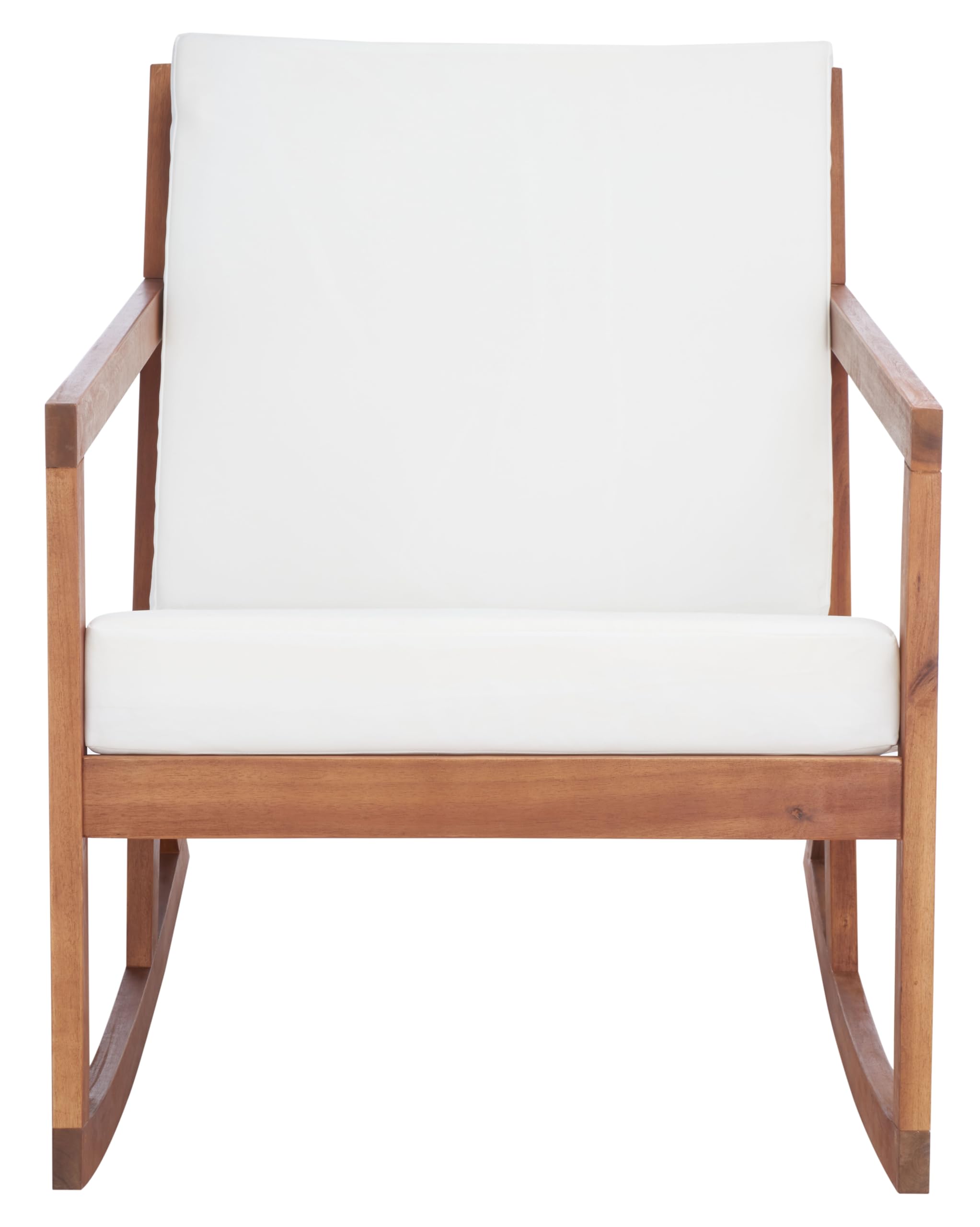 SAFAVIEH Vernon front view showing shaker-inspired silhouette and welcoming seat