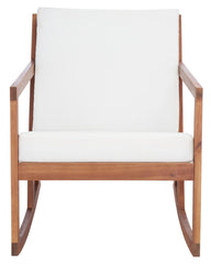SAFAVIEH Vernon front view showing shaker-inspired silhouette and welcoming seat