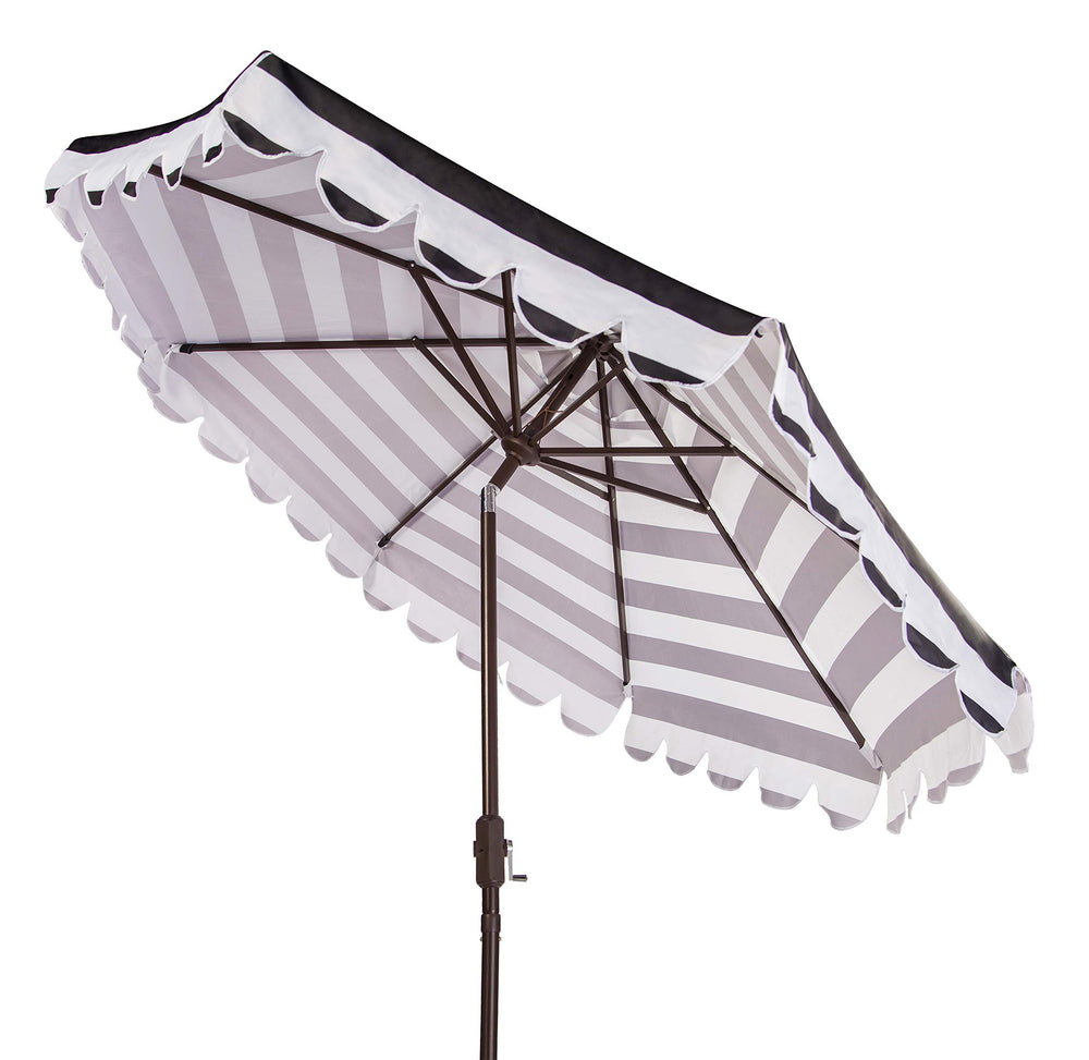 SAFAVIEH Vienna pole and ribs highlighting aluminum frame and eight reinforced ribs for stability