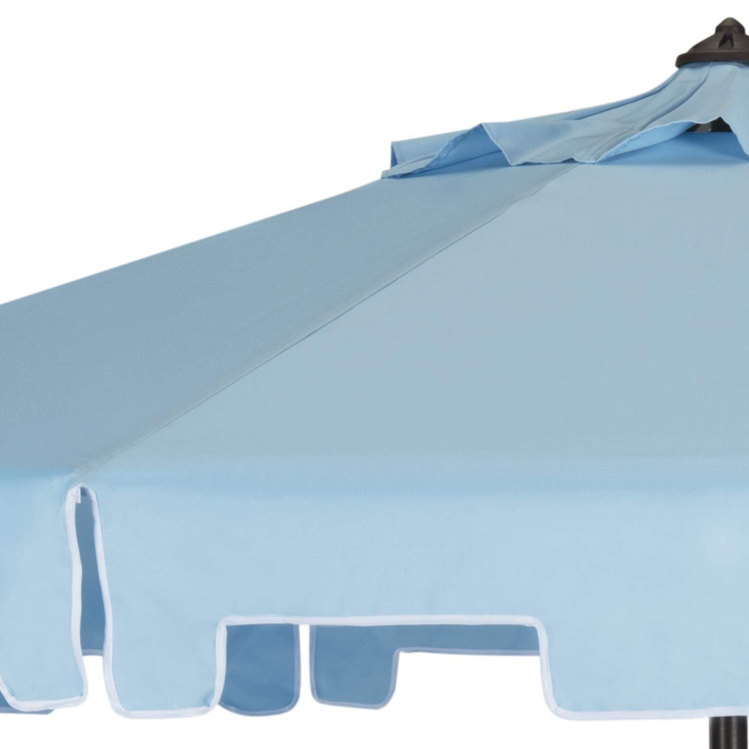 SAFAVIEH Zimmerman crank and tilt detail for easy opening and angle adjustment