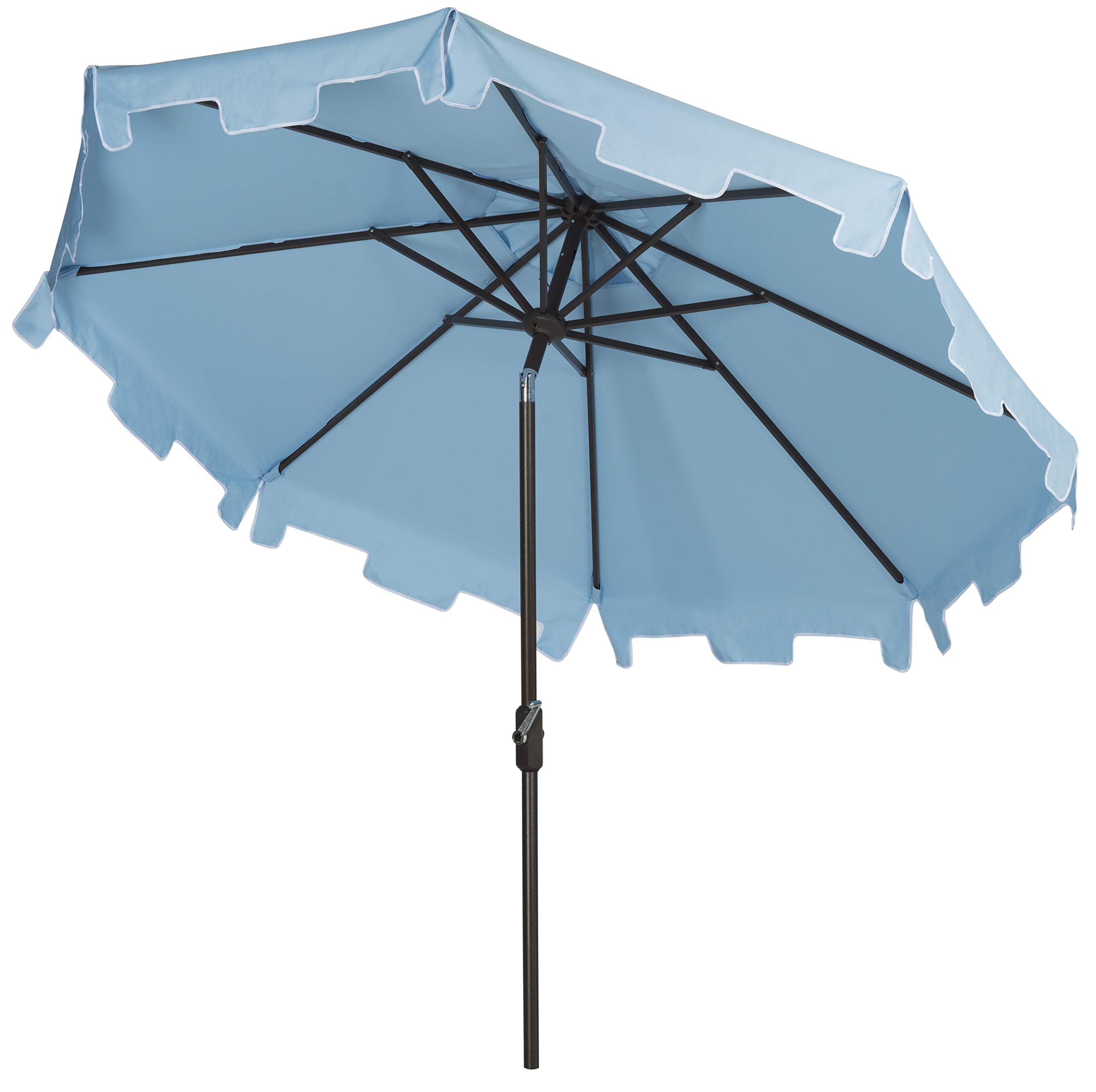 SAFAVIEH Zimmerman ribs and aluminum pole reinforcing canopy shape in breezes