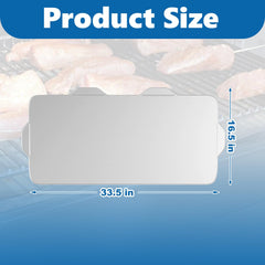 SafBbcue close-up of aluminum texture highlighting heat-resistant durability