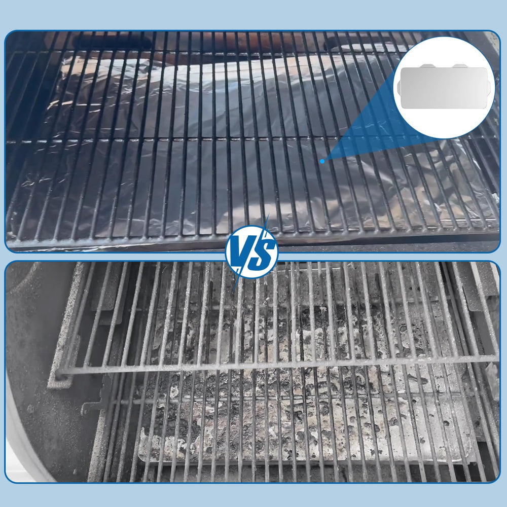 SafBbcue lifestyle shot near grill demonstrating tidy maintenance and time savings