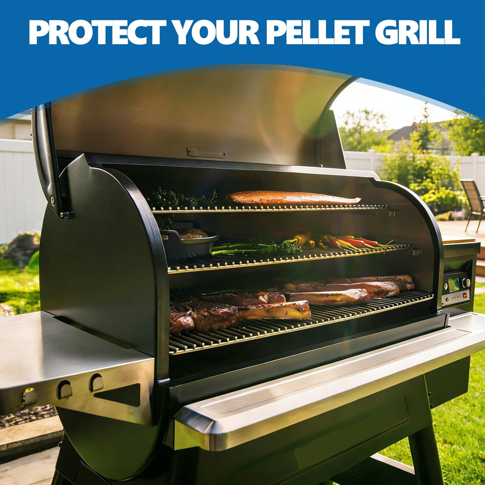 SafBbcue stacked 15-pack liners indicating long-lasting supply convenience