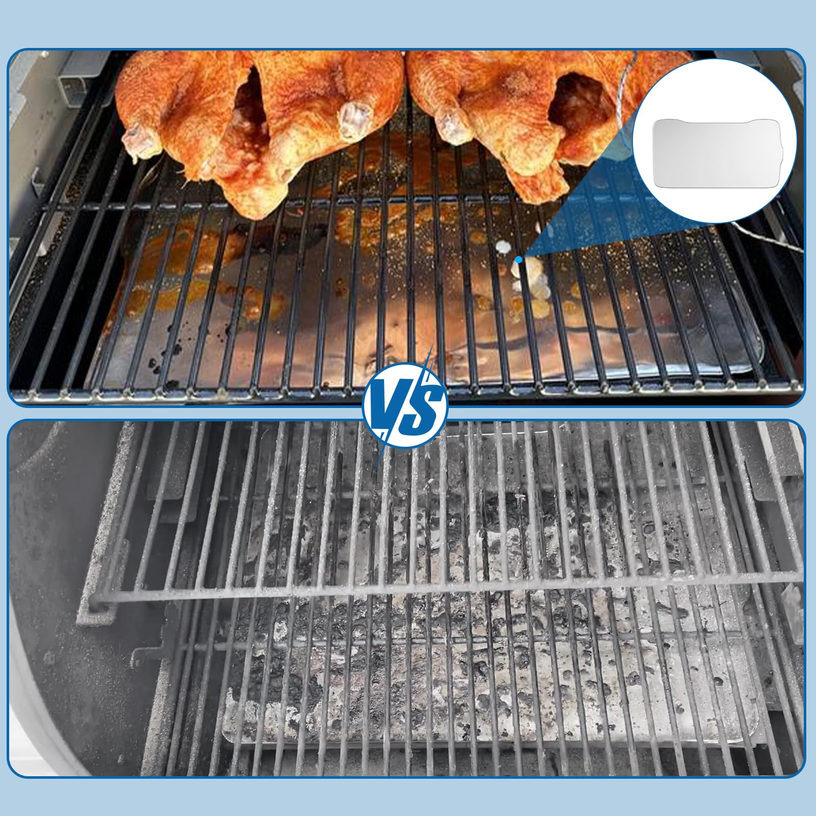 SafBbcue liners in backyard grilling setup enabling fast post-cook cleanup