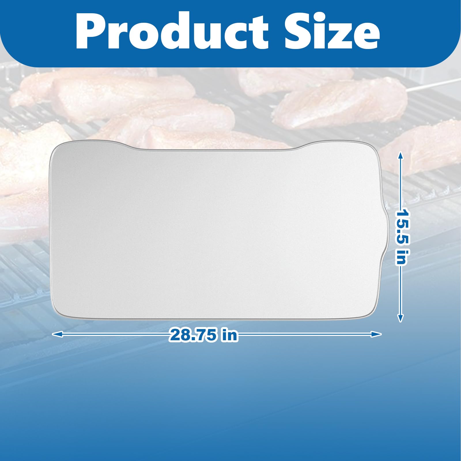 SafBbcue close-up of liner texture highlighting durable aluminum strength