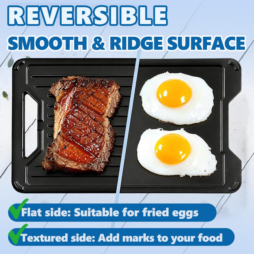 SafBbcue BAC609 installed on Traeger grill, expands flat-top cooking options