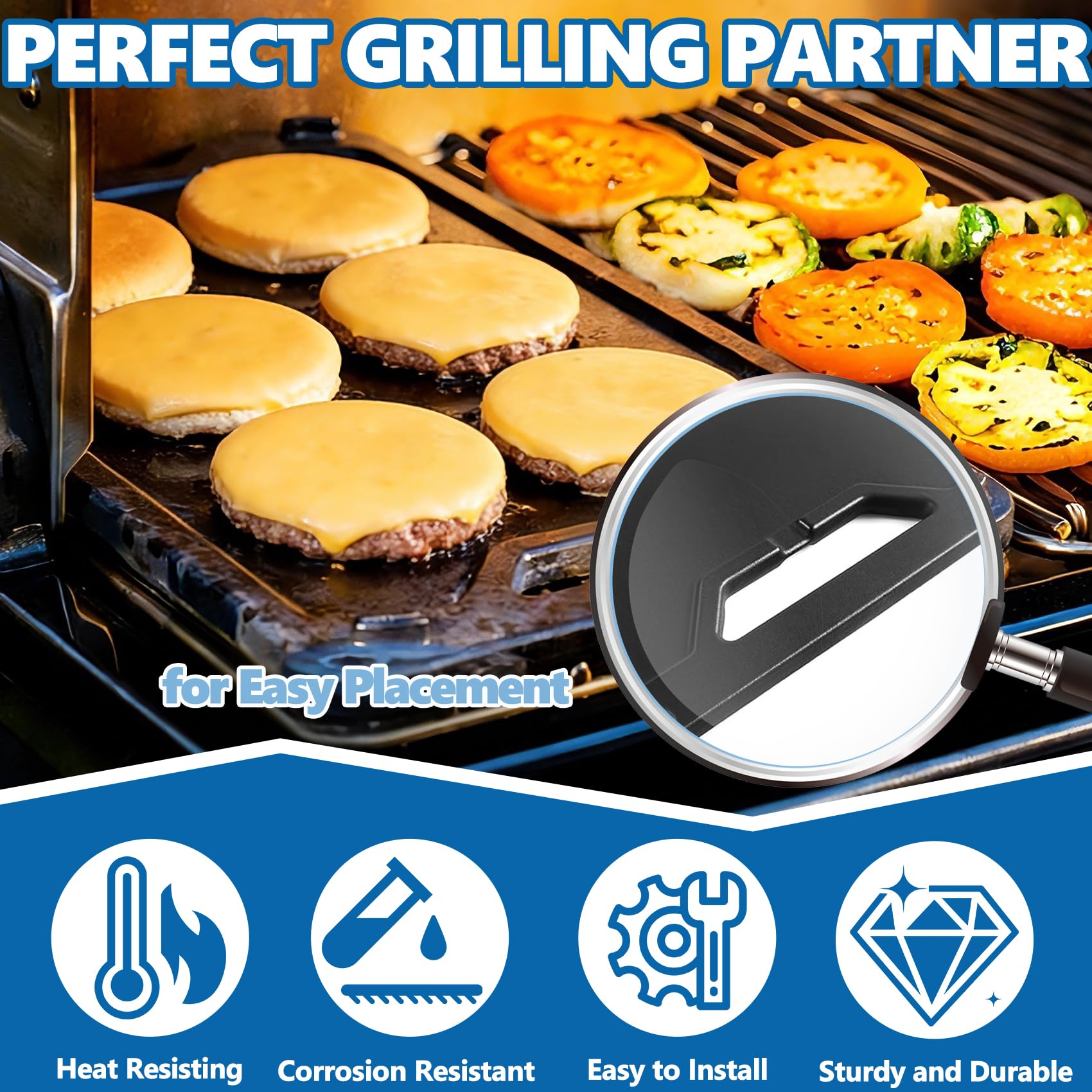 SafBbcue BAC609 searing steak, high heat retention for perfect crust