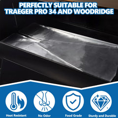 SafBbcue BAC818 close-up rim detail highlighting sturdy heat-resistant edge