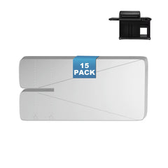 SafBbcue BAC818 front view of 15-pack showing value and convenience