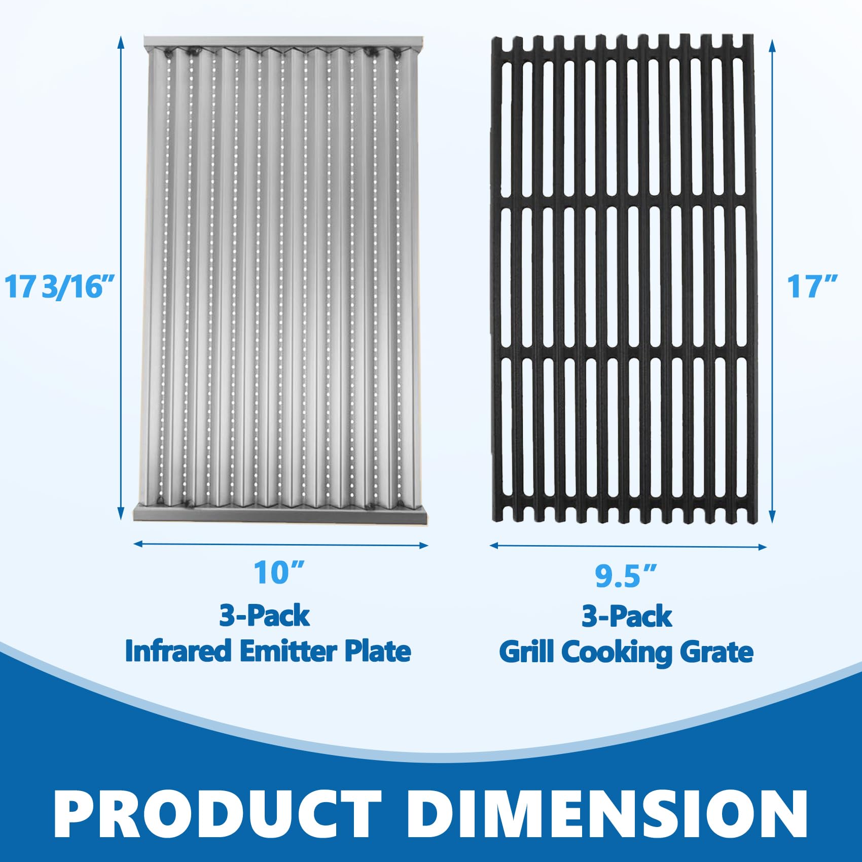 SafBbcue close-up of matte enamel cast-iron grate texture for durable searing benefit