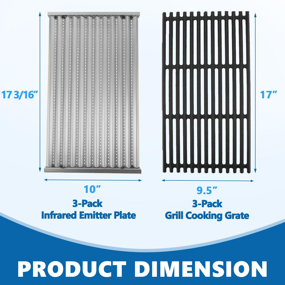 SafBbcue close-up of matte enamel cast-iron grate texture for durable searing benefit