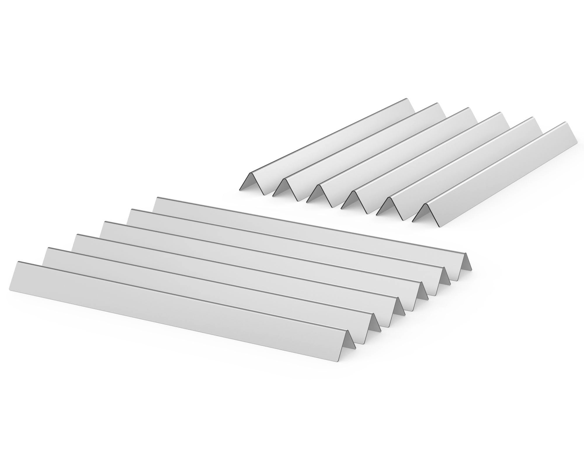 SafBbcue front view of 18-inch flavorizer bars showing full package and fit benefits