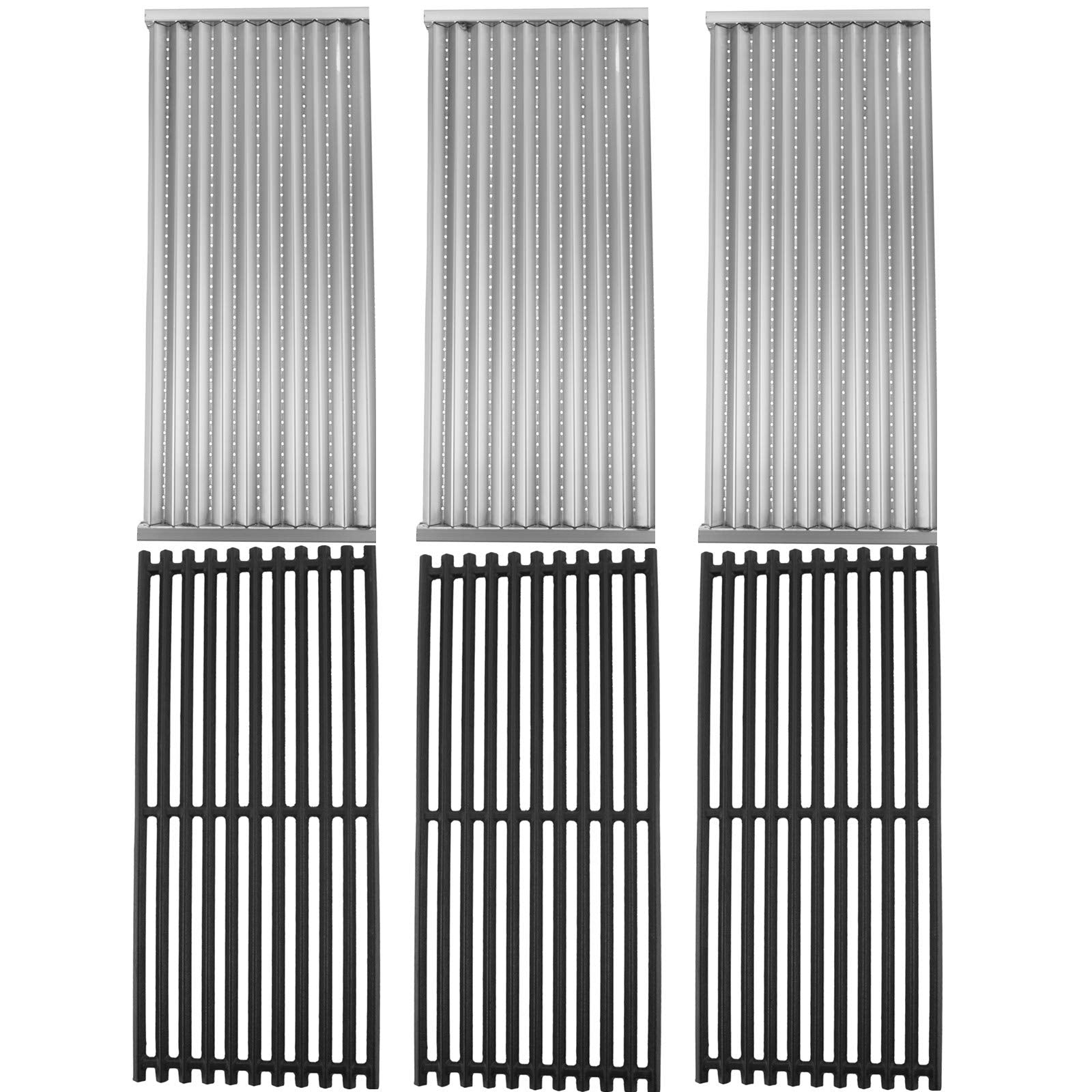 SafBbcue front packaging showing emitter plates and grates, easy replacement benefit