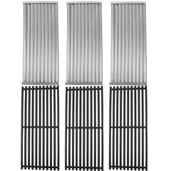 SafBbcue front packaging showing emitter plates and grates, easy replacement benefit