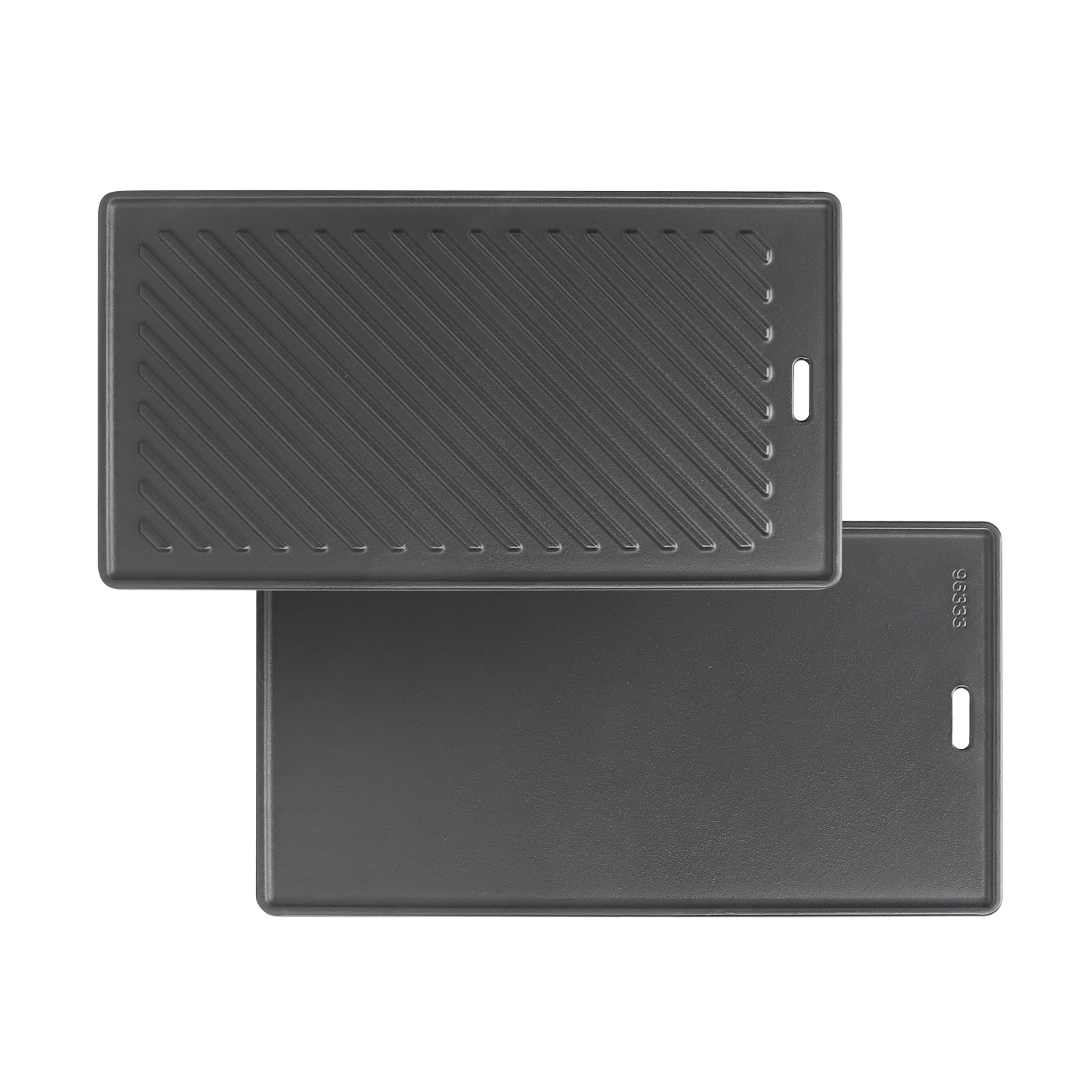 SafBbcue front view of griddle plate showing fit and finish and durable construction