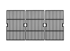 SafBbcue front view of two 16.5 inch grates showing fit and durability