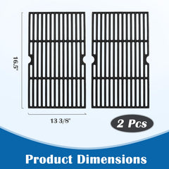 SafBbcue side profile of grate thickness showing sturdy construction and warp resistance