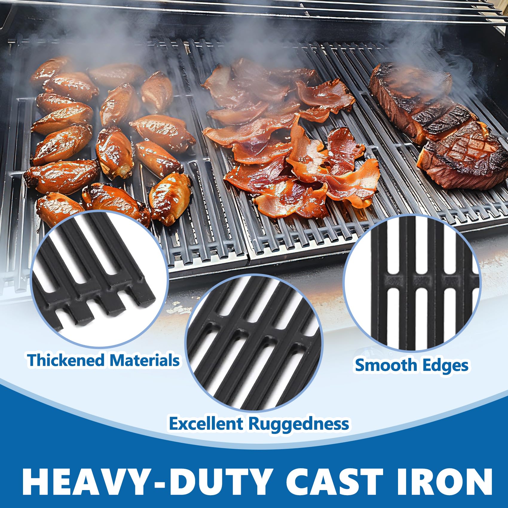SafBbcue installed parts inside Char-Broil grill demonstrating correct fit and performance