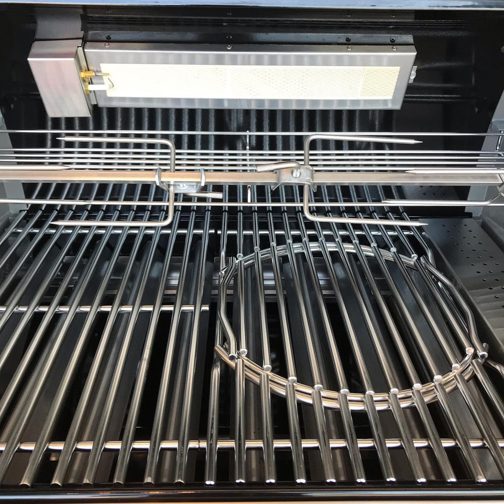 SafBbcue hand removing old bar and installing new one showing easy replacement