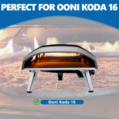 SafBbcue stone installed in Ooni Koda 16 demonstrating ready-to-bake benefit
