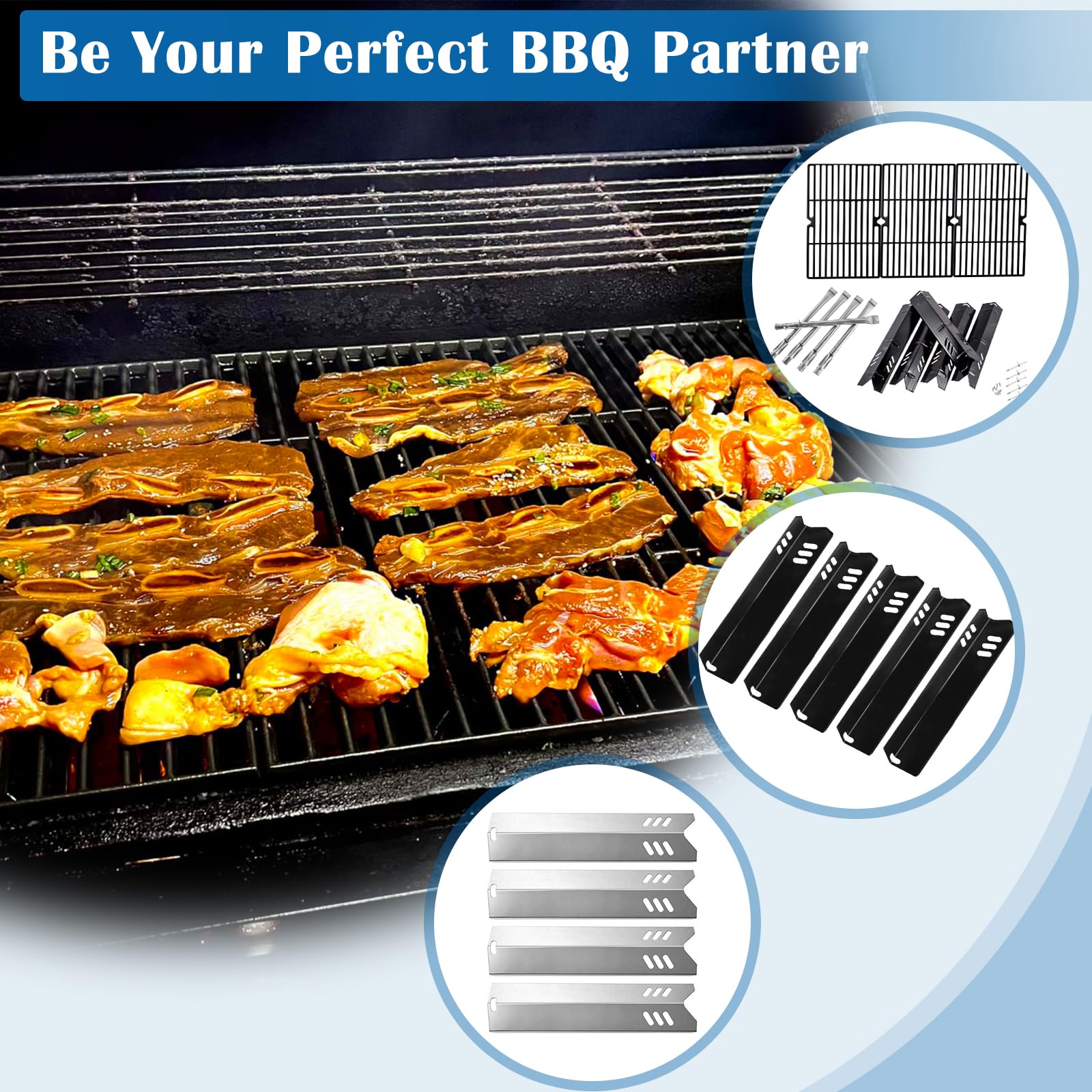 SafBbcue lifestyle backyard grilling scene showing kit enables ready-to-cook grilling