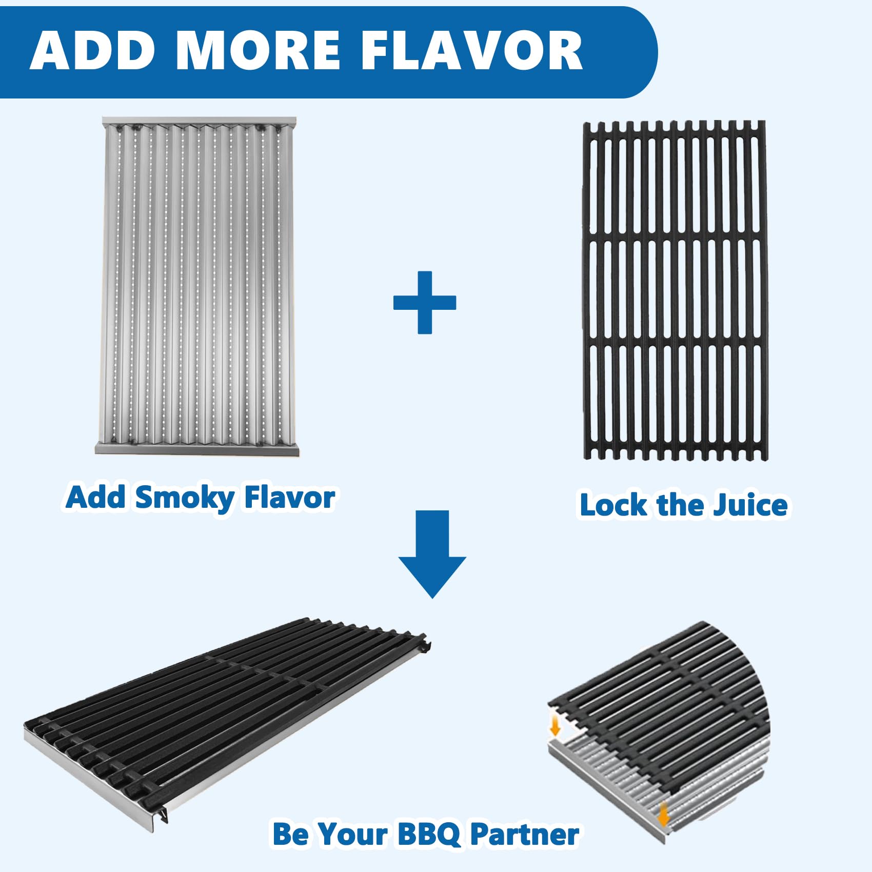 SafBbcue lifestyle backyard grill with new parts showcasing restored grilling results