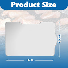 SafBbcue liner close-up showing sturdy aluminum and durability benefit