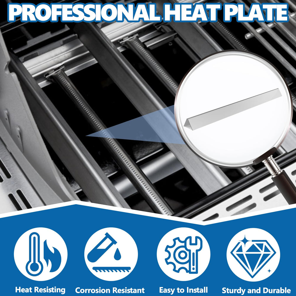 SafBbcue twelve bars laid flat illustrating full kit to replace all heat plates