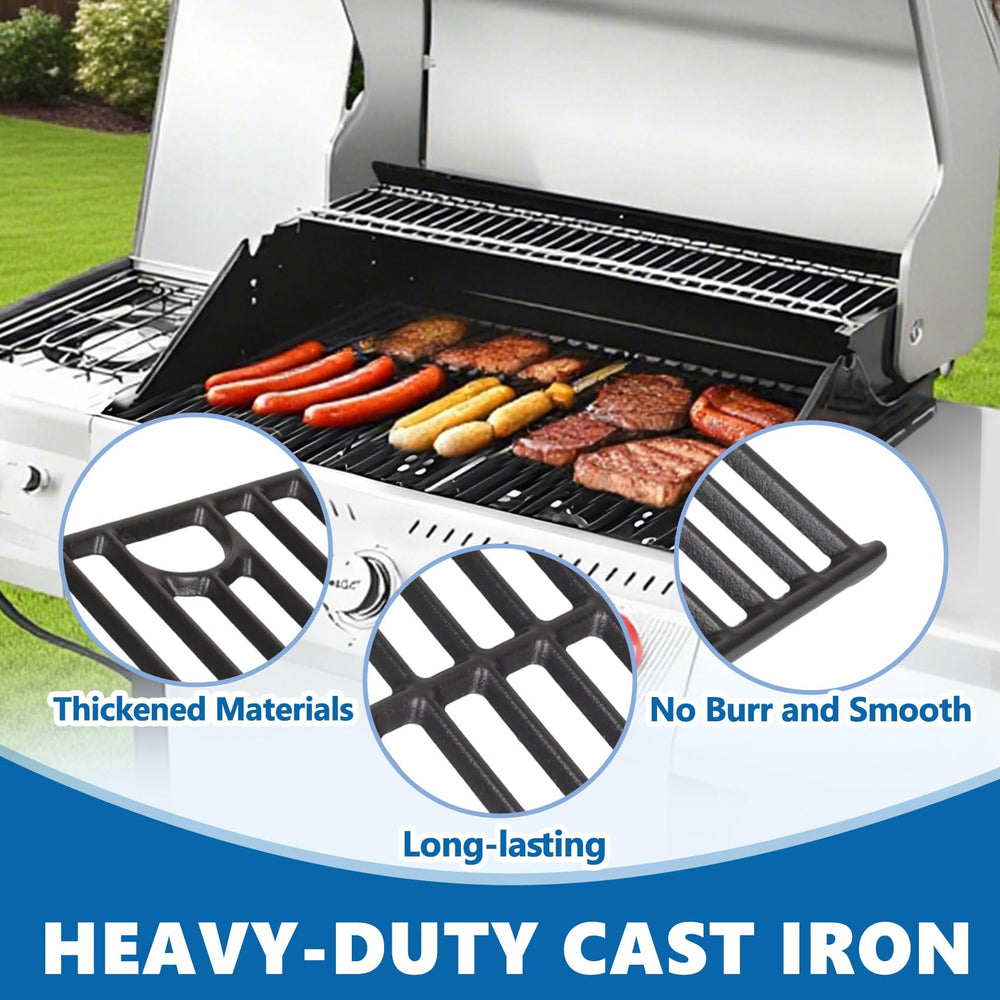 SafBbcue side profile showing thick cast iron for durability