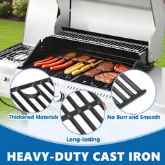 SafBbcue side profile showing thick cast iron for durability