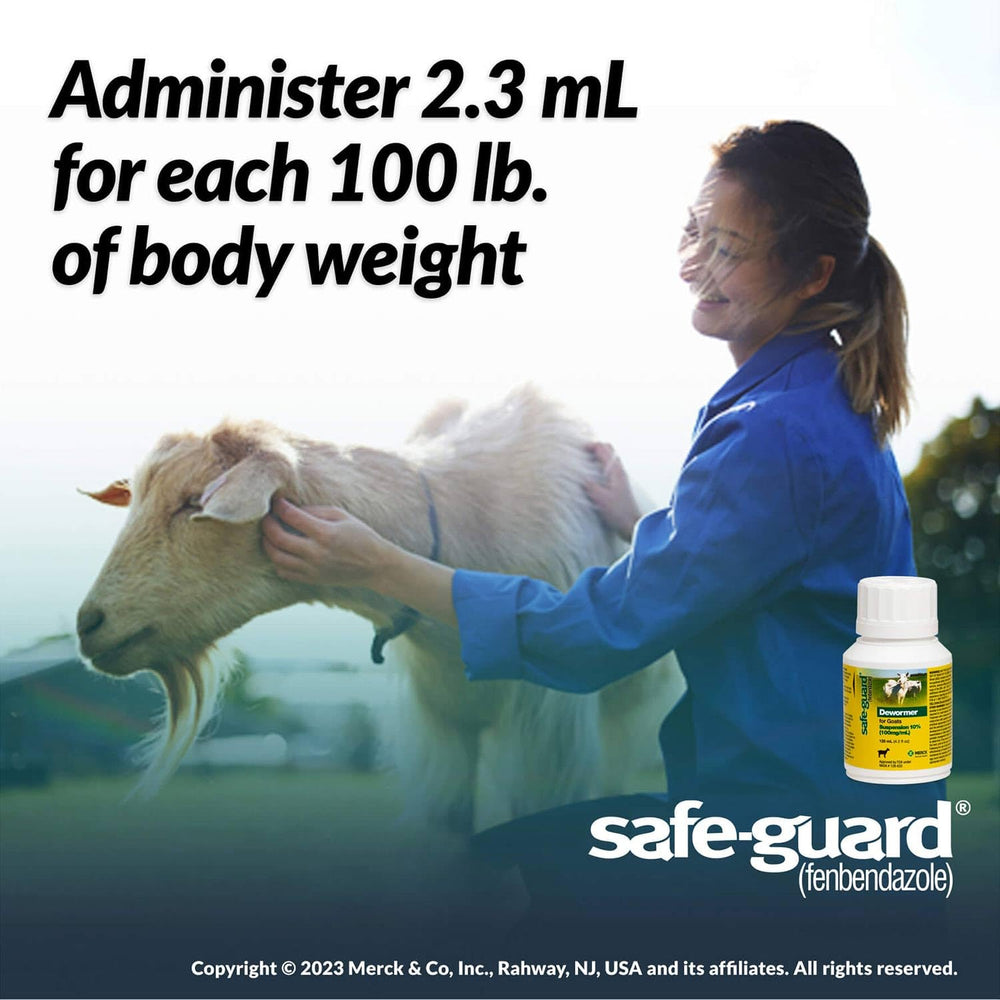 Safe-Guard 125ml bottle held in hand showing compact size and portability