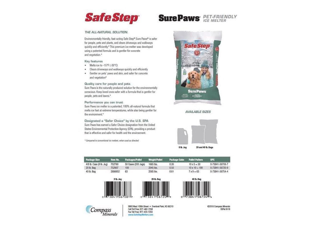 Product applied on sidewalk demonstrating improved traction and safety