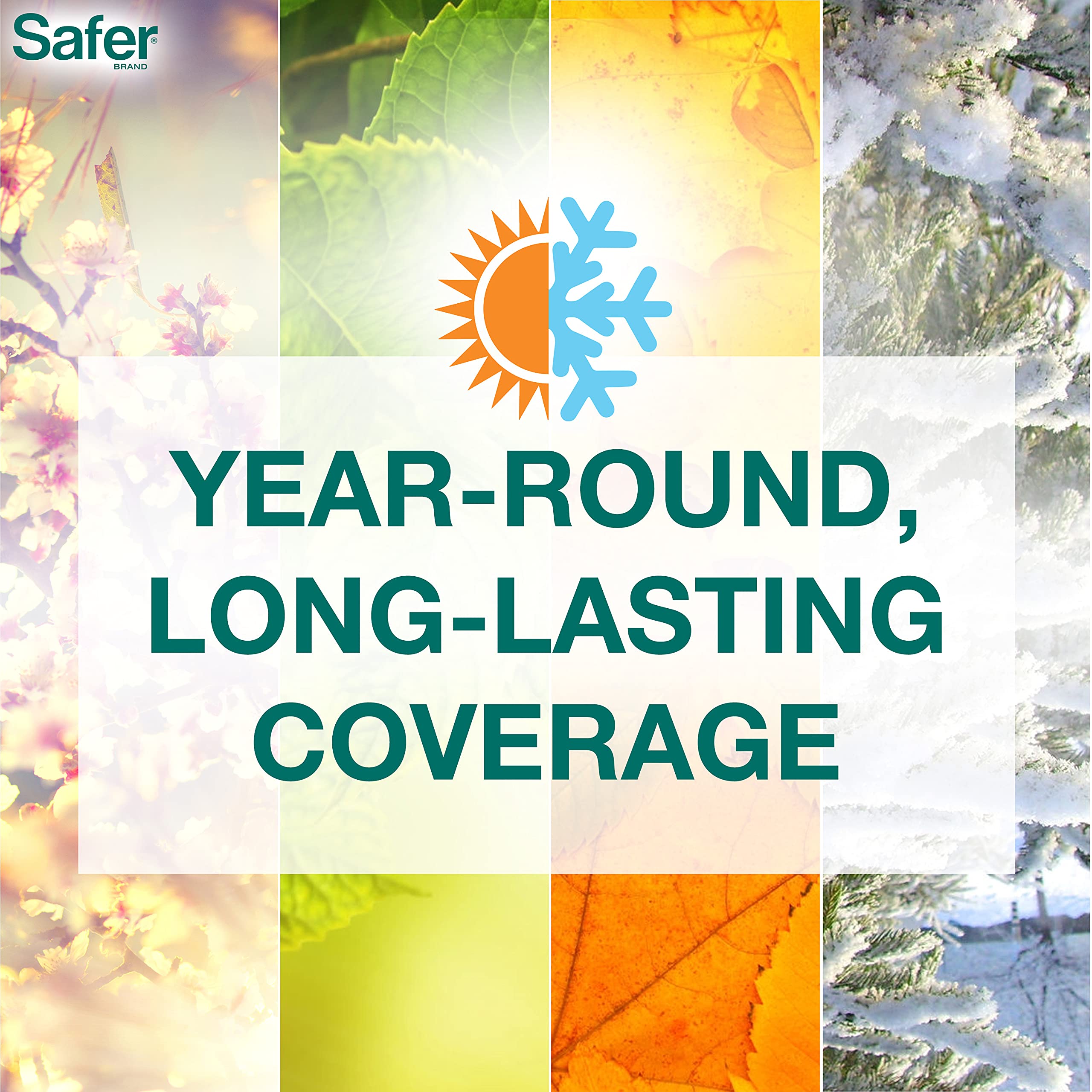 Safer Brand lifestyle image with children and pets safe on treated lawn