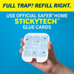 Safer magnetic cover open revealing hidden captures and easy disposal