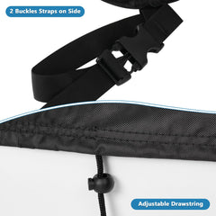 Safipotts drawstring and buckles locking cover against wind