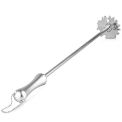 The Sage Owl front view of the stainless steel grill scraper for safe cleaning