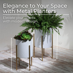 Sagebrook Home metal stand detail demonstrating sturdy support and elegant design