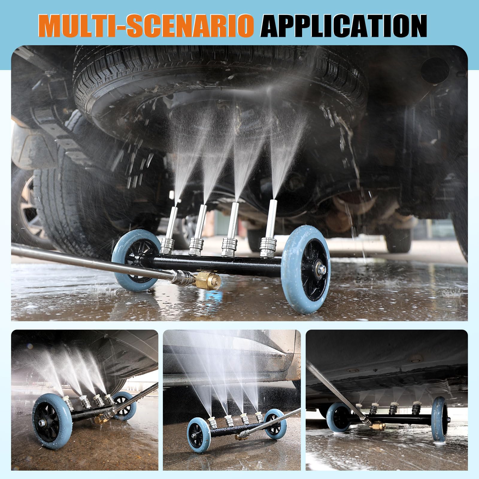 SAGEWOLF packaged kit with all components organized, complete pro-grade cleaning set