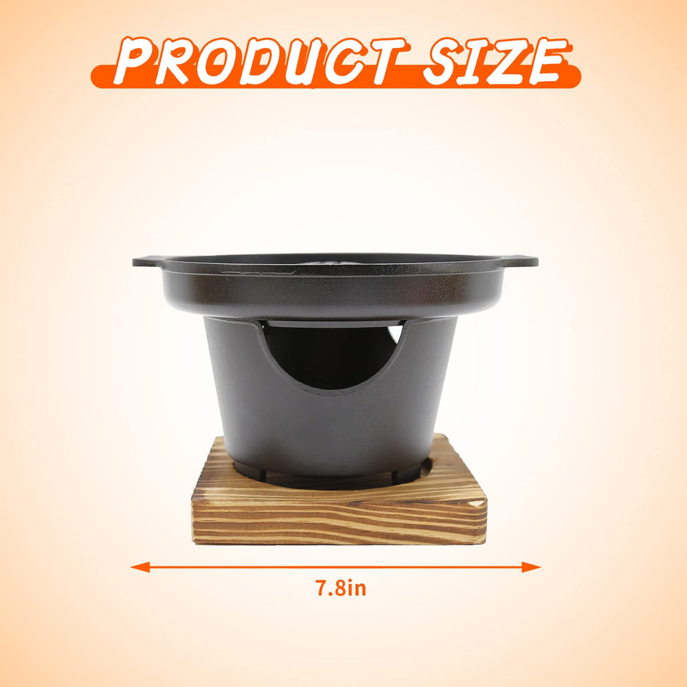 Saihisday wooden trivet under hot pot protecting table surfaces during serving
