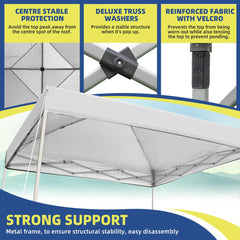 SAILARY canopy in backyard use providing instant shade for gathering benefit