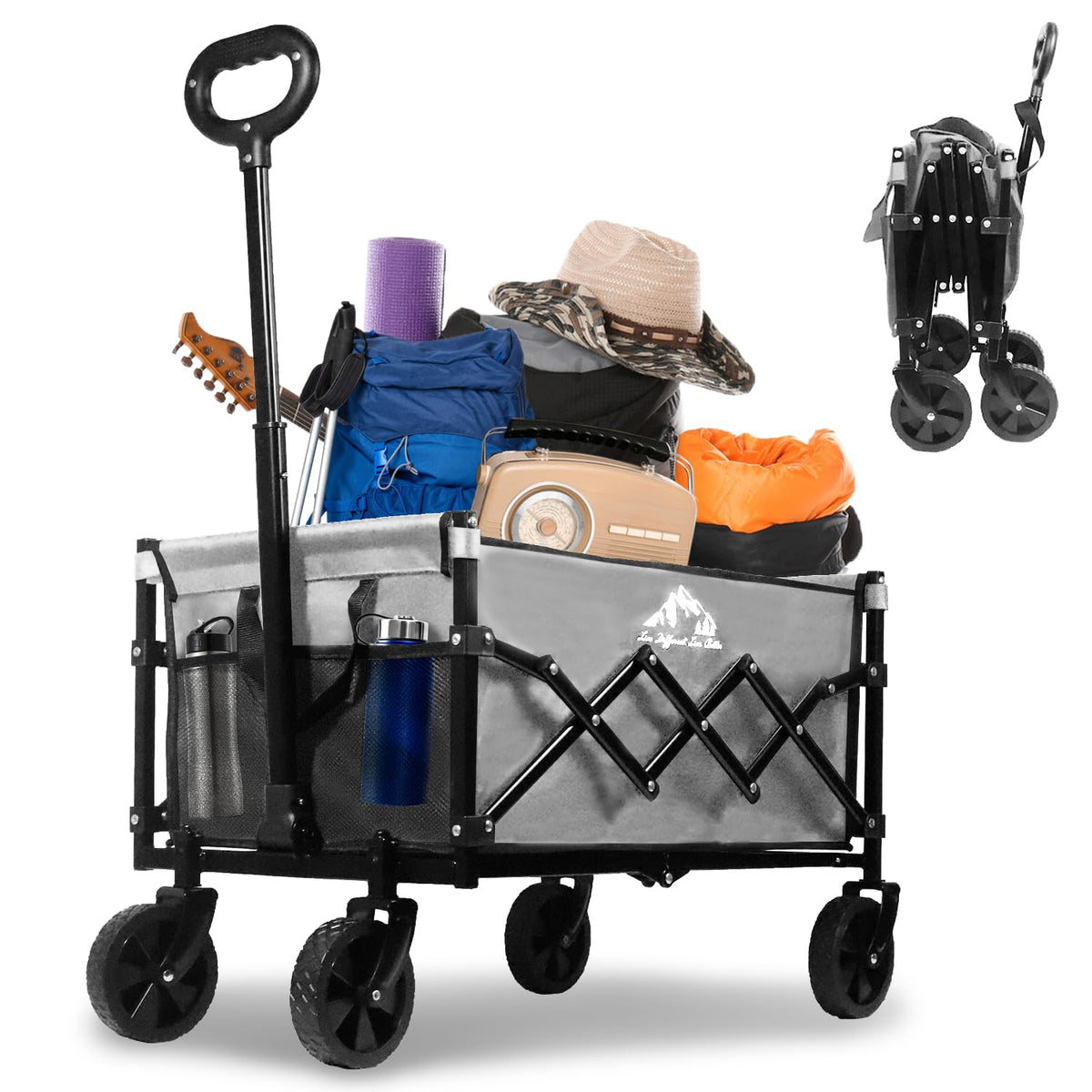 SAILARY wagon front view showing cargo space and organization benefit