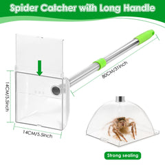 Saillong handle extended to full reach demonstrating 31 inch clearance advantage