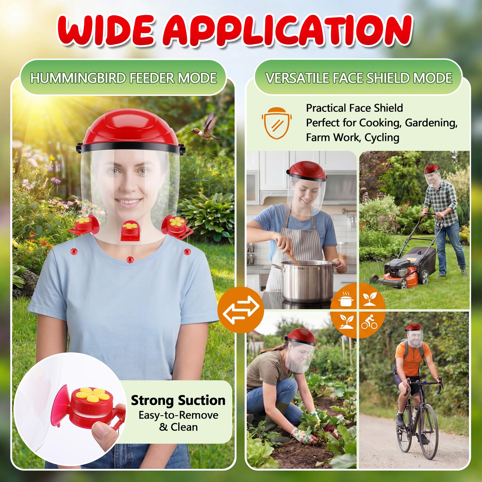 Saillong two helmets packaged together, ideal 2-pack for family or paired birdwatching