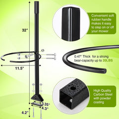 Saillong top hand grip detail making bucket removal comfortable and stable