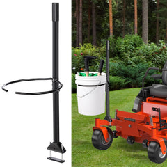 Saillong front mount bracket on zero turn mower showing secure fit and convenience