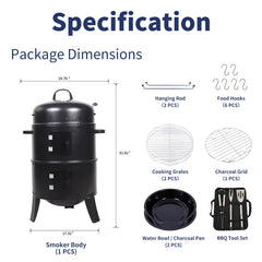 Sailret open door exposing charcoal access for easy fuel addition