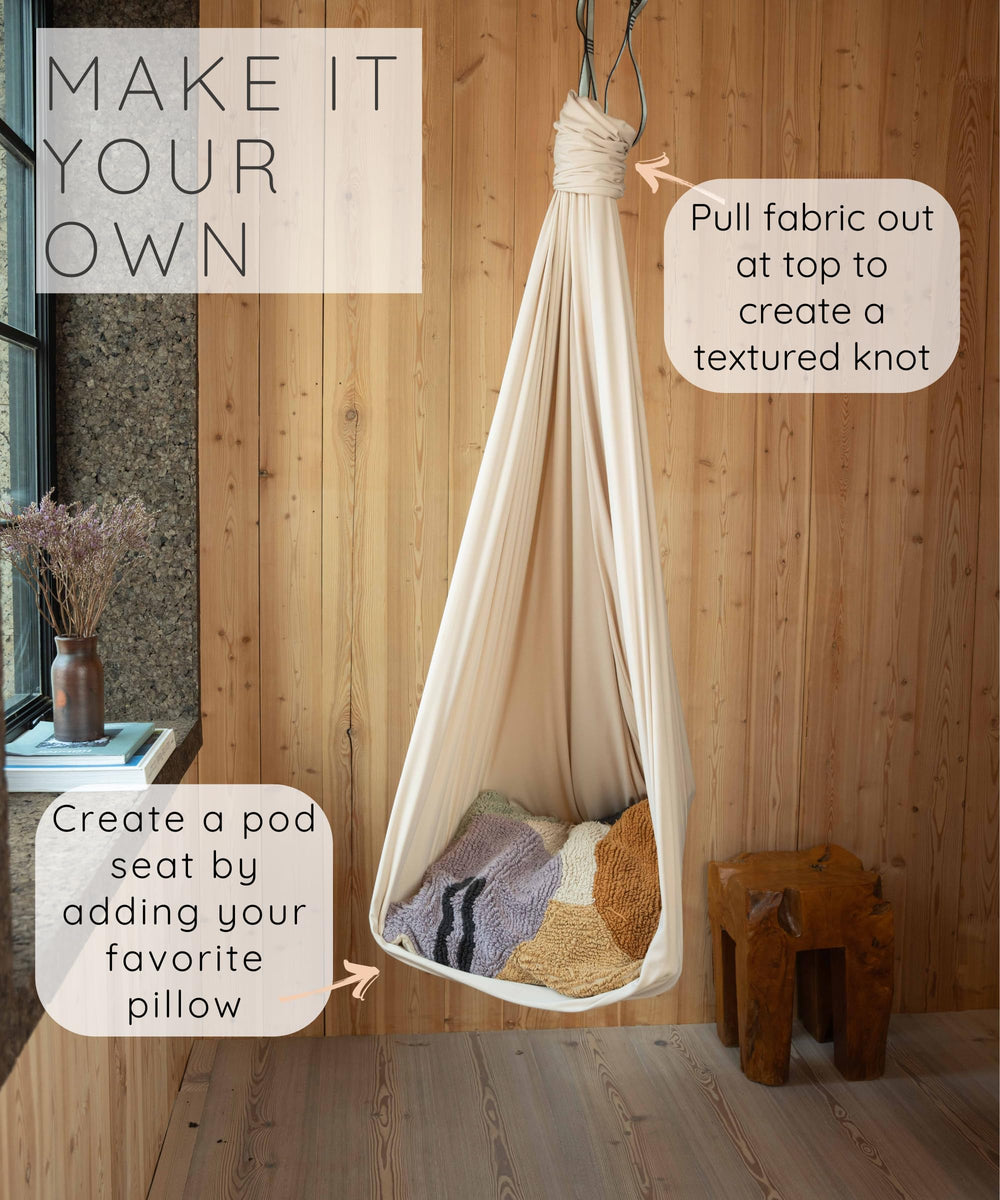 saint esen hammock mounted on tree showing outdoor versatility and stability