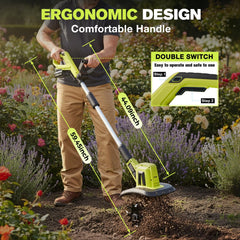 Saker adjustable auxiliary handle profile for comfortable grip and control