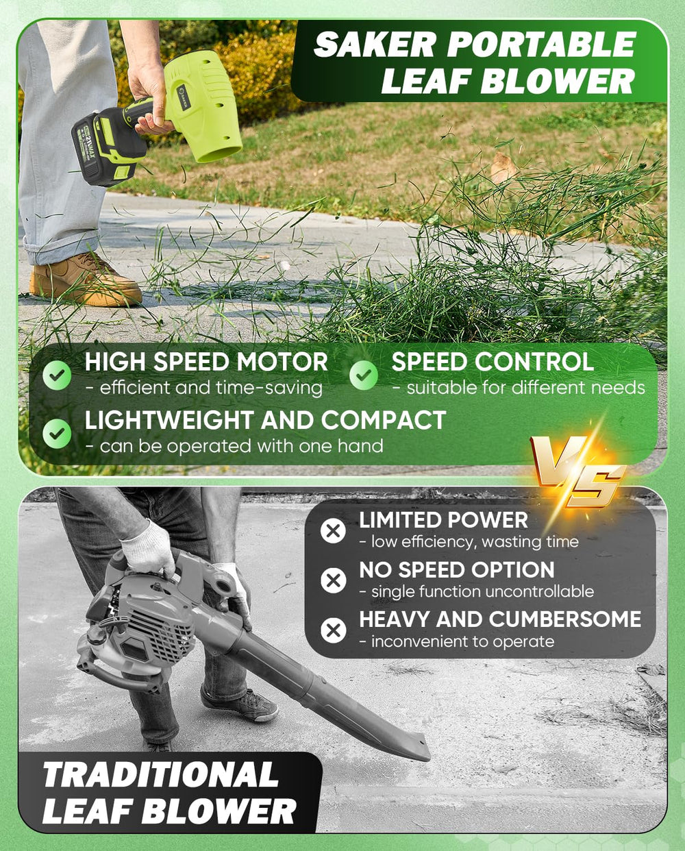 Saker blower in use drying a car panel quickly and safely by Saker